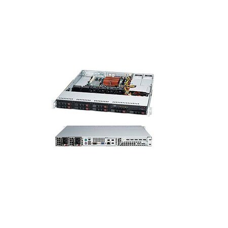 Supermicro SuperChassis 400W 1U Rackmount Server Chassis (Blk), CSE-113MTQ-R400CB CSE-113MTQ-R400CB